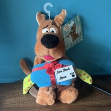 2000 'Yikes Another Tie' Scooby-Doo Plush Bean Bag For Dad NWT - Warner Bros