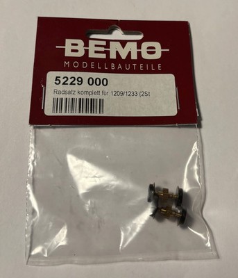 Bemo 5229000, Radsatz H0m, 2-fach für 1009 & 1033 / H0e