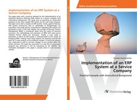 Implementation Of An Erp System At A Service Company Theodor Hautzendorfer