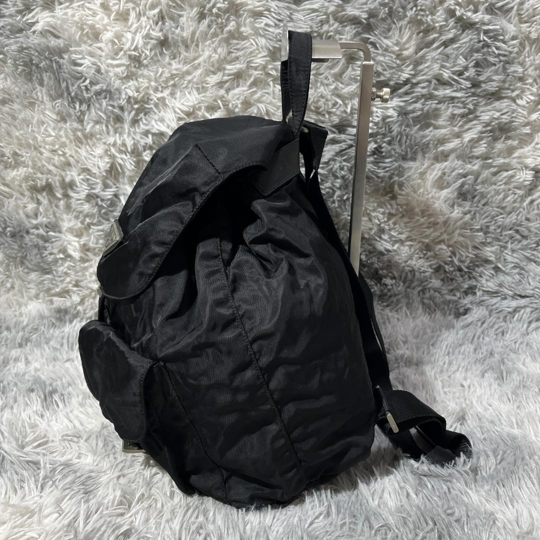 PRADA Backpack Triangle Logo Nylon from japan thumbnail 3