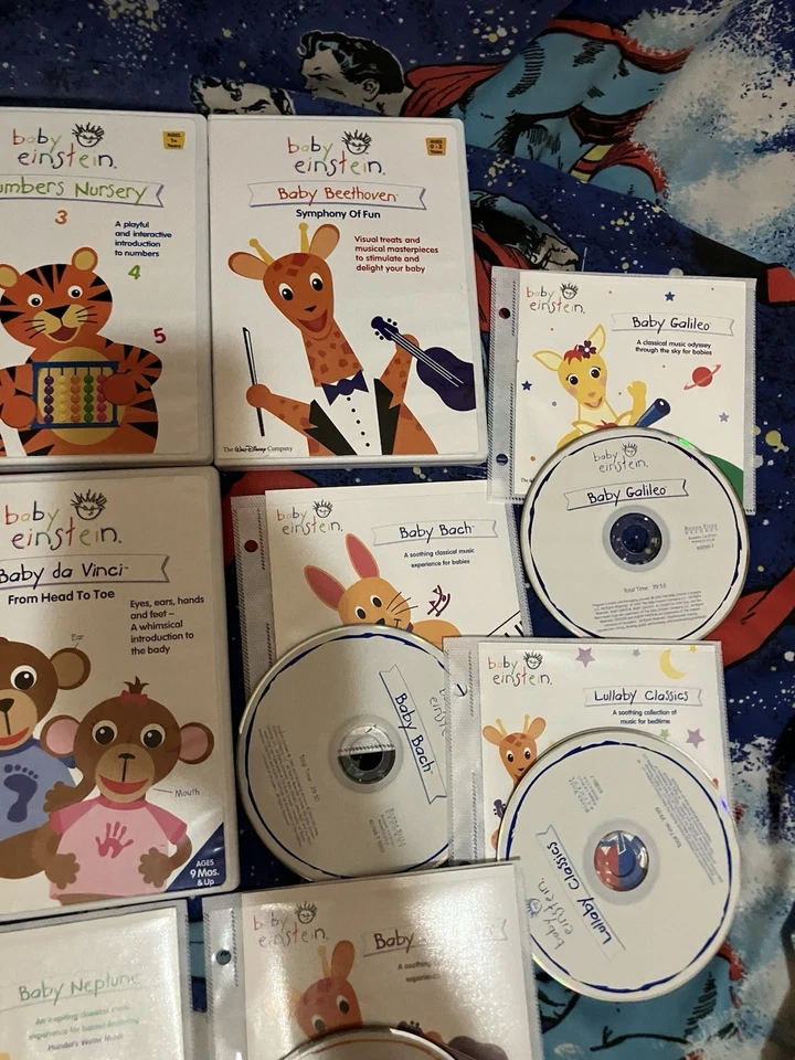 Baby Einstein DVD/CD lot with Mozart, Da Vinci, Galileo, Beethoven & Lullaby Foto 3 de 4