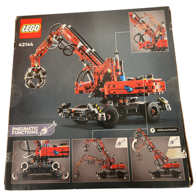 LEGO Technic 42144 Material Handler Crane Building Set 835 Pieces for Ages 10+