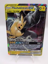 PIKACHU & ZEKROM GX 33/181 HOLO GX RARE TEAM UP POKEMON LP on eBay