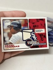 2006 Topps Frank Thomas World Series Champions Game Used Jersey Relic #WSR-FT