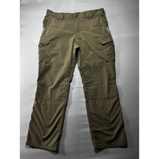 5.11 Tactical Men's Adjustable Waist Khaki Cargo Work Pants - Size 38x30.5