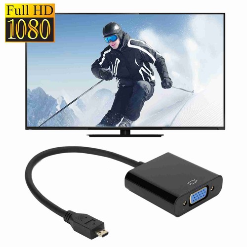 Micro To VGA Micro To VGA Video Converter Adapter 1080P For Raspbe NEW - Afbeelding 12 van 12
