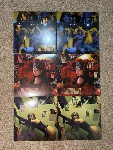 Taylor Swift The Life Of A Showgirl VINYL RECORD BUNDLE of 6 Variants Set SEALED