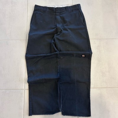 Dickies Loose Fit Double Knee Work Pants - 36x34 Black (85283) Baggy Jeans