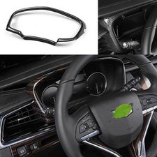 For Cadillac XT6 2020-2022 Carbon Fiber Steering Wheel Frame Cover Trim 1PCS new