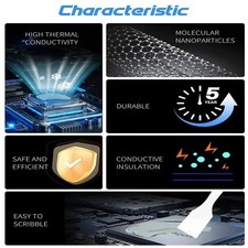 Cool Thermal Paste Silicone Grease 12.4W/MK with Scraper for PC CPU GPU