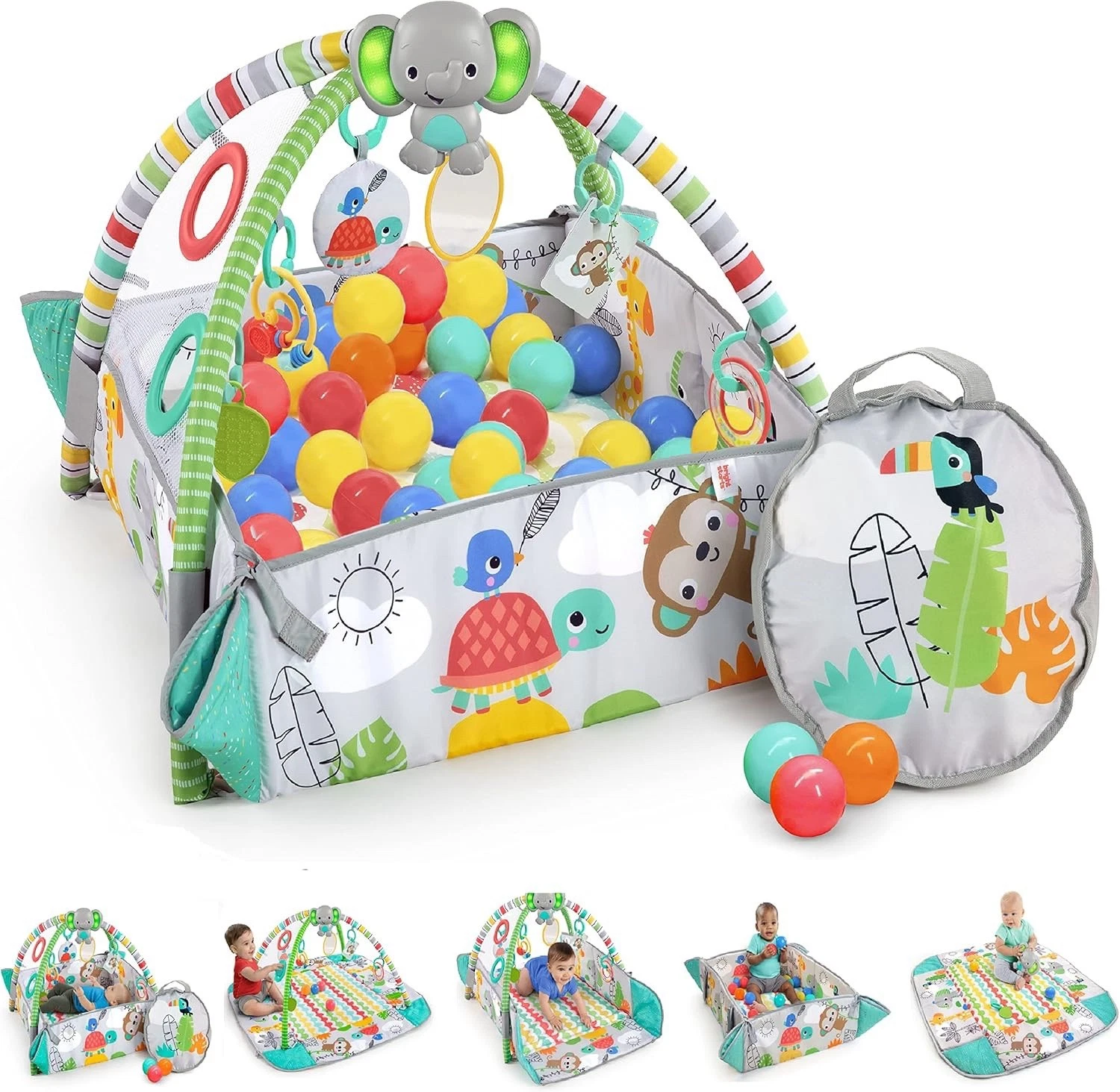 Bright Starts 5-in-1 Your Way Ball Play Baby Activity Gym with Music / Lights 0+
Opens in a new wind