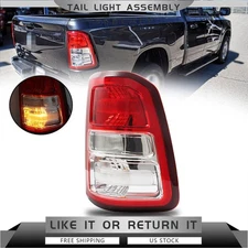 Tail Light For Ram 1500 2019-2022 Passenger Right Side Tail Lamp Assembly Chrome