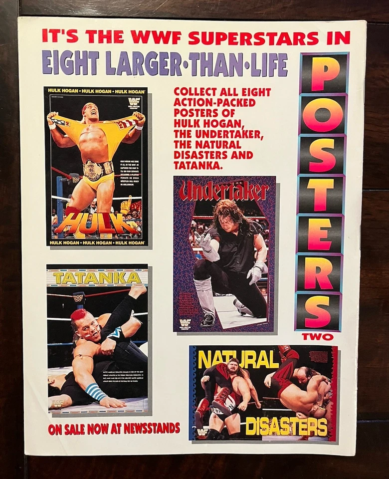 WWF Magazine July 1992 Ultimate Warrior Papa Shango WWE VTG - Image 4 of 4