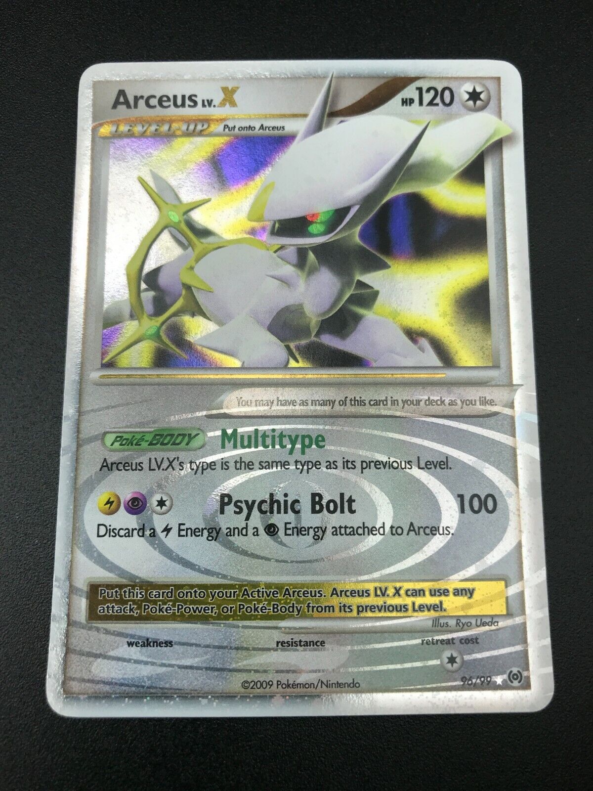 ARCEUS LV X POKEMON CARD, Hobbies & Toys, Toys & Games on Carousell