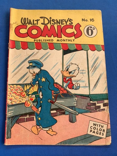 Australian Golden Age Comic Book Walt Disney's Comics #16 6D Comic B133