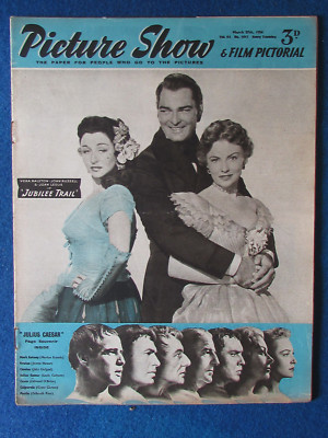 Picture Show Magazine - 27/3/1954 - Vera Ralston-John Russell-Joan Leslie Cover