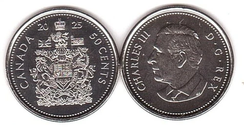 2025 Canada 50 Cents — photo from another recent sale