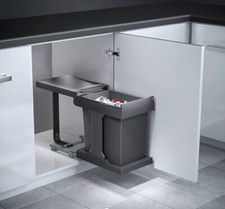 Hailo Solo Swing Out Kitchen Waste Bin For Under Sink Units Built in Pull Out