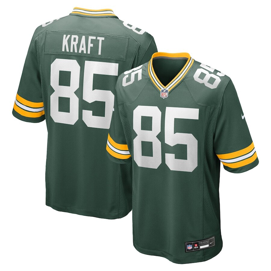 Green Bay Packers Tucker Kraft #85 Nike Green 2025 Official NFL