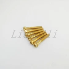 Golden Titanium Ti Torx Head Flange Bolt M6x40mm motorcycle Screws 6pcs