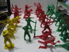 Playset Cowboys and Indians by Tim Mee, set of 27