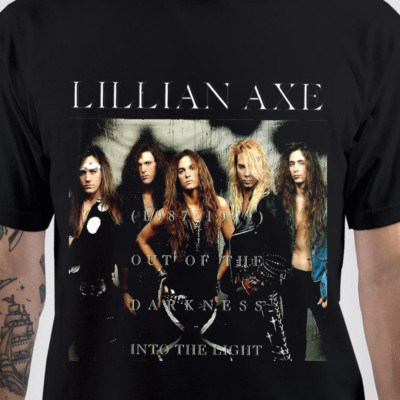VG Lillian Axe band ALBUM black T-shirt short sleeve All sizes S-5Xl JN461
