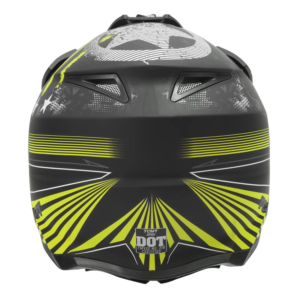 Casco integral DOT para adultos todo terreno moto de cross UTV carreras motocross M/L/XL/XXL EE. UU. Foto 2 de 4