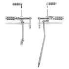 Polished For Harley Dyna Forward Controls 00-17 Super Glide Street Bob Low Rider