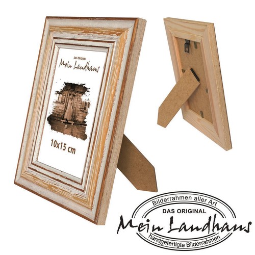 Bilderrahmen Holz Toskana vintage alt 50x70 40x60 30x40 40x50 a4 Rahmen weiß Set - Bild 9 von 240