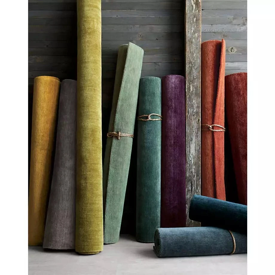 Novos tapetes de área Baxter verde limão design moderno feitos à mão tufados 100% lã - Imagem 4 de 4