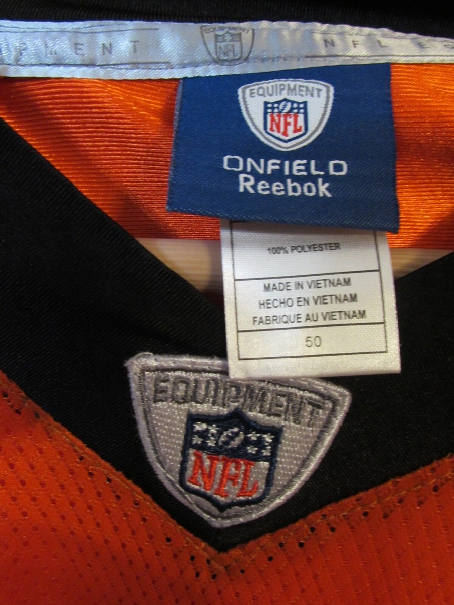 Cincinnati Bengals 85番 Reebok XLシャツ Chad Johnson #85 Cincinnati Bengals NFL Reebok White On