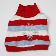 Build a Bear Workshop Striped Sweater with Snowflakes for Stuffed Animals