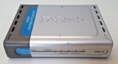 D-Link DSS 5 Plus, Ethernet Switch, DSS-5+ - 5 Ports, w/ AC Adapter, Free Ship