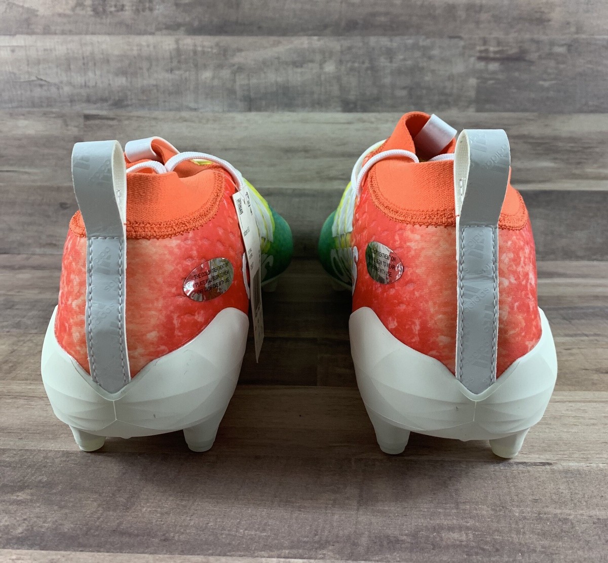Adidas Adizero 8.0 Low Lightweight Football Cleats Rainbow 
