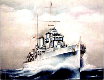 (167) Australian Navy  - HMAS Sydney II  (sunk 19-11-1941)