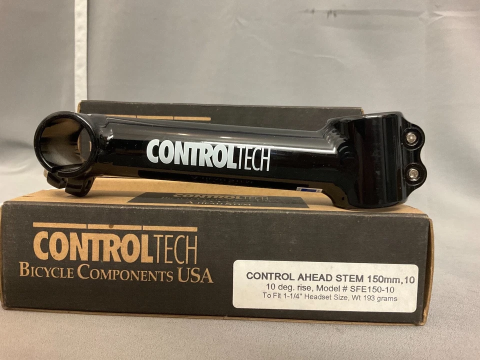 NOS Vintage CONTROLTECH USA oldschool AHEAD stem 150 1 1/4"-1 1/8"-10 deg - Bild 2 von 4