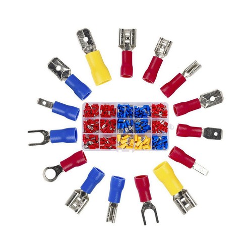 280PCS Assorted Crimp Spade Terminal Insulated Electrical Wire Connector Kit Set - Picture 2 of 11