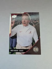 Nick Saban Alabama Crimson Tide 2014 Upper Deck Conference Greats Pewter #7