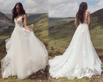 sachin and babi light blue dress Vintage Ivory High Neck Backless Wedding Dress With Long Lace Sleeves