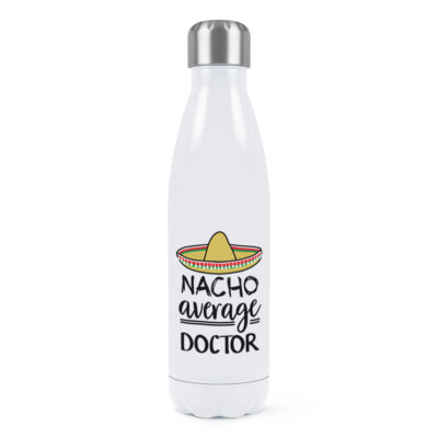 Nacho Durchschnitt Doctor Doppelwand Wasserflasche Worlds Best Lustig Toll