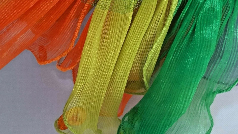 Disfraz de Baile Pequeño Púrpura Verde Flor Competidor Piedra Artística Niñas Foto 3 de 4