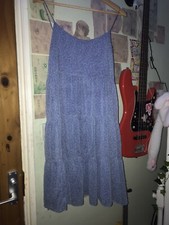 Blue long uniqlo summer dress size M
