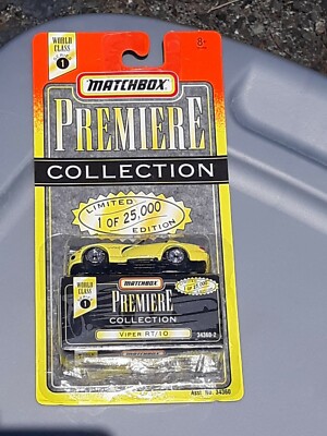 MATCHBOX PREMIERE COLLECTION SERIES 1 VIPER RT/10 YELLOW