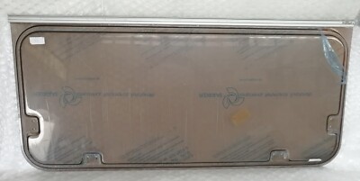 NRF - BRONZEGLAS FÜR FENSTER 1280X600 - ABMESSUNG ECHTGLAS 1270X595 MM