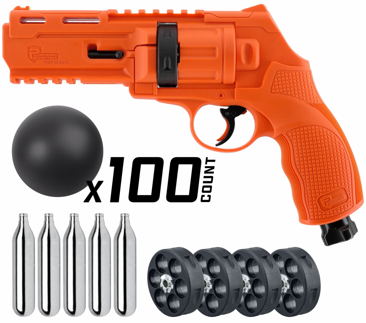Palline Gomma Per Paintball Umarex T4E Calibro .50 - Confezione Da 500 Pezzi - Foto 5