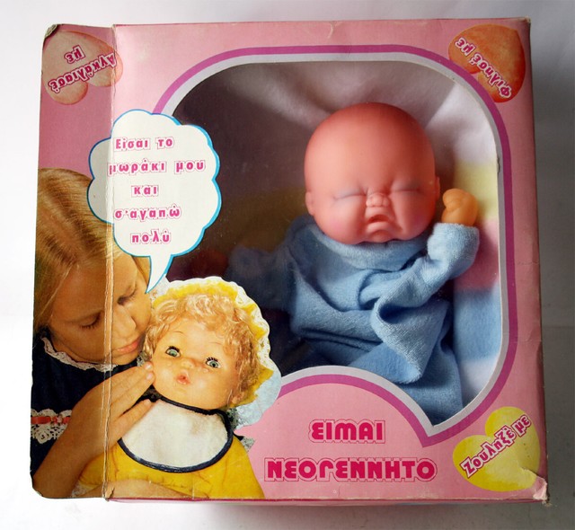 vintage baby born doll