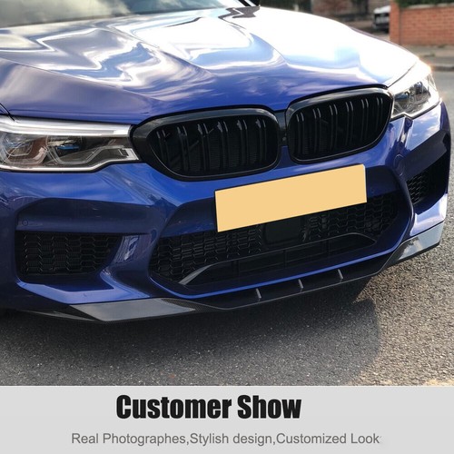 For BMW F90 M5 Sedan 2018-2020 Real Carbon Front Bumper Lip Spoiler Splitters - Picture 12 of 12
