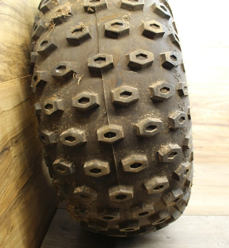 1985 Suzuki LT250EF LT 250 REAR BACK WHEEL W KENDA TIRE 25x12-9 - Image 3 of 4