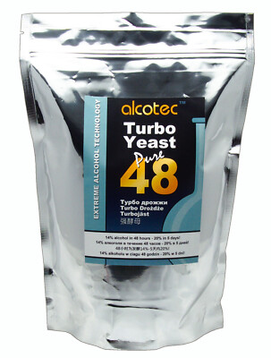 Alcotec Turbo Pure 48 1,35kg Vodka Alkohol Gärhefe Hefe Brennhefe GIGA PACK TOP!