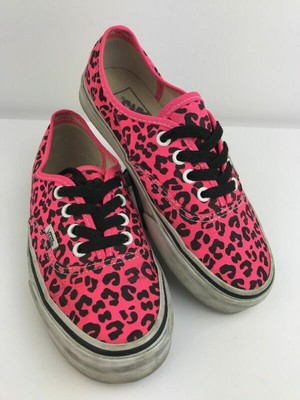 pink cheetah print vans